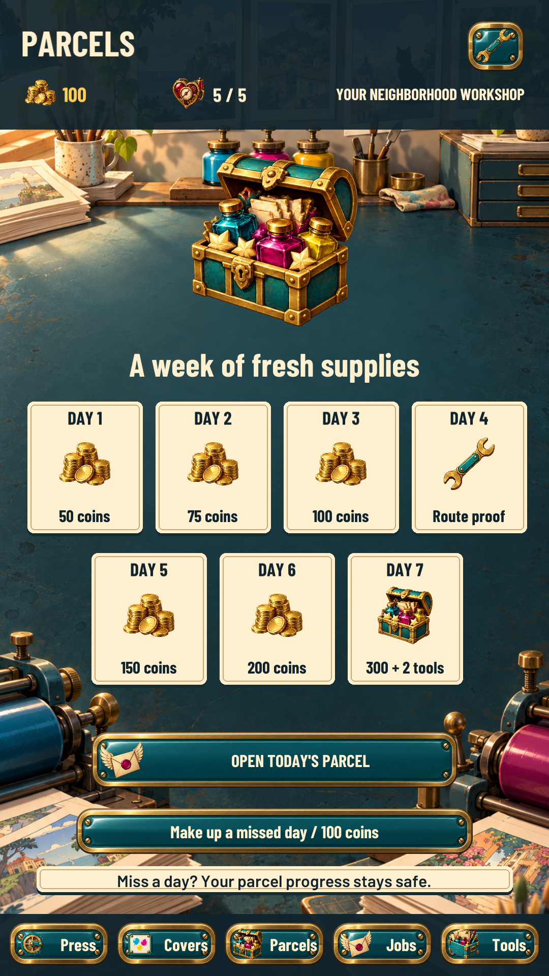 Inkbranch Press gameplay screenshot 4